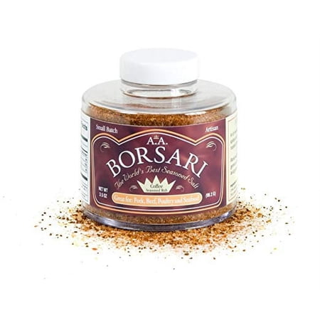 (Price/case)A.A. Borsari Coffee Seasoned Rub - Case of 6 - 3.5 OZ