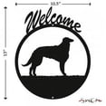 thumbnail image 1 of BORZOI Welcome Sign, 1 of 1