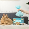 BOS OdorSealing Cat Poop Bags for Pet Waste & Kitty Litter Disposal