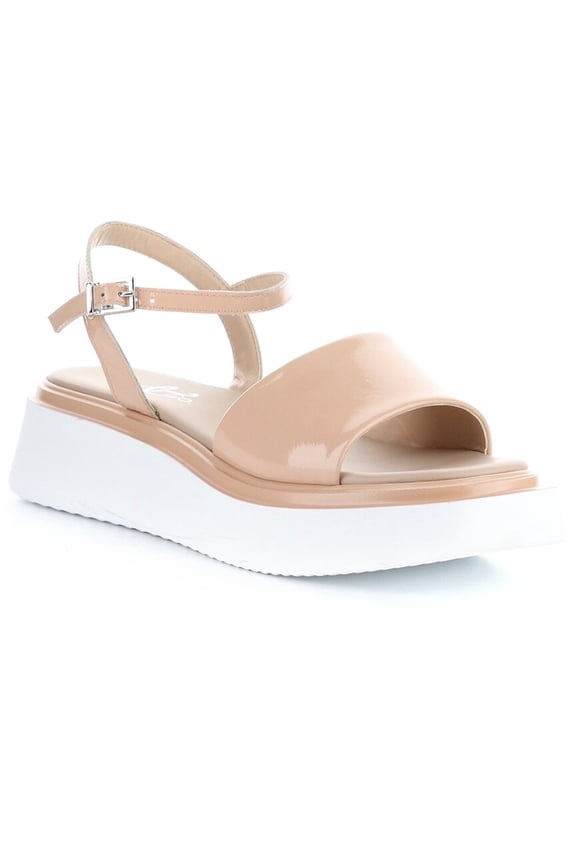 BOS & CO Shasta Leather Wedge Sandal, 41