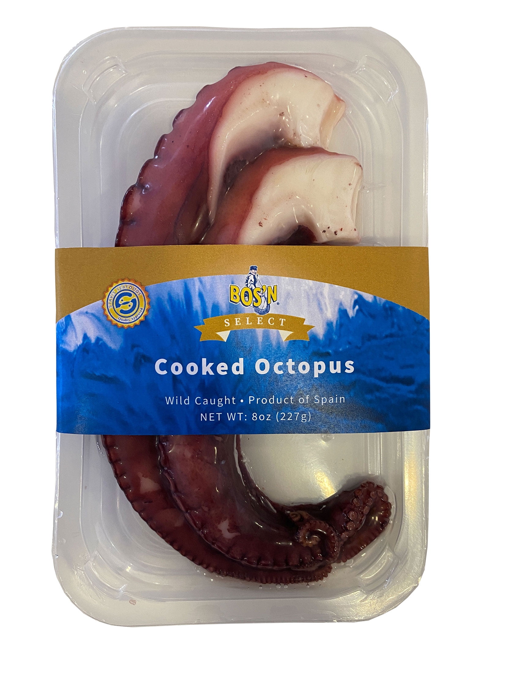BOSN Cooked Octopus Legs, 8oz