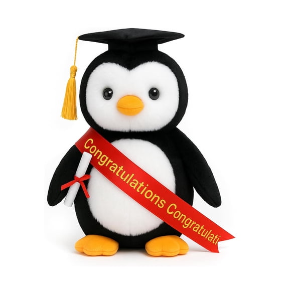BOSALY 2026 Graduation Penguin Plush Toys, 5.9" Bachelor's Gown Penguin Stuffed Animals, Lovely 2026 Graduation Decorations, Memorable Graduation Gifts for Classmates Friends