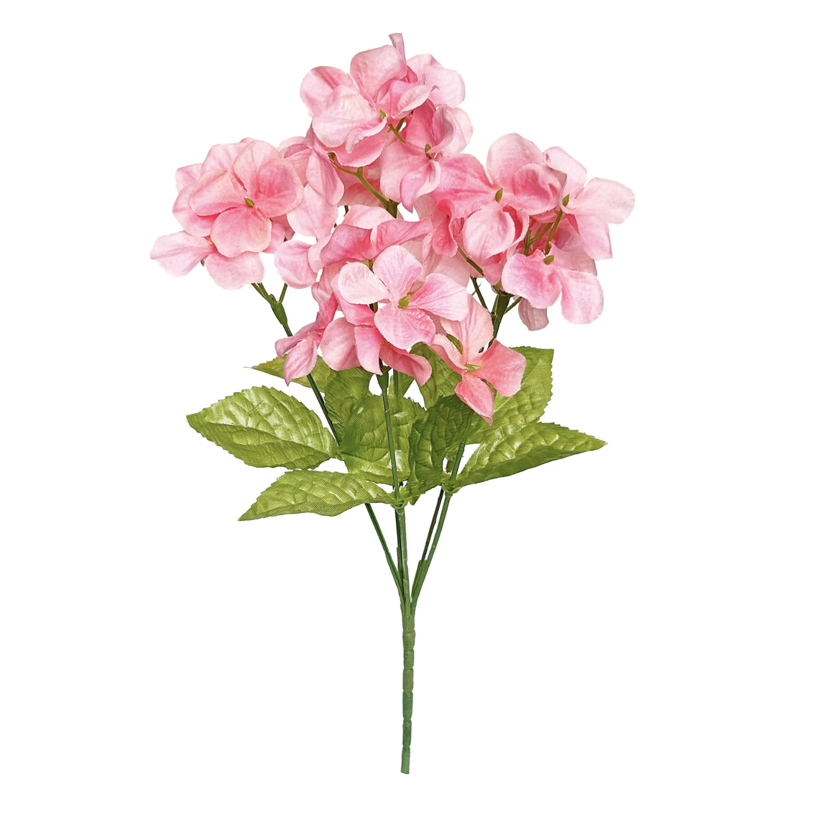 BOSCEAE 6 Pack 7-Head Artificial White Poinsettia Stems, Velvet Faux ...