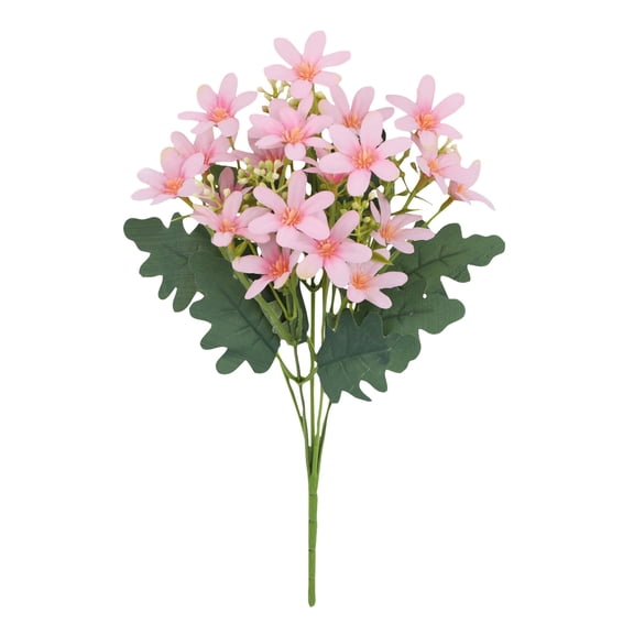 BOSCEAE Artificial Ping Pong Chrysanthemum Bouquet, Hydrangea Style Fake Flowers with Stems for Wedding, Valentine's Day & Table Centerpieces, Faux Plants
