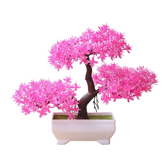 BOSCEAE Cloud Pine Artificial Plant, Fluffy Faux Greenery for Shelf & Corner Decor, Simulation Bonsai Accent, Perfect for Soft & Airy Home Styles