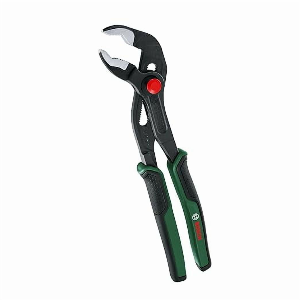BOSCH 250mm (10") Water Pump Pliers | Adjustable Jaw for Gripping Pipes & Fasteners | Hardened Carbon Steel | Corrosion-Resistant | Ergonomic Anti-Slip Handles | Precision-Machined Jaws