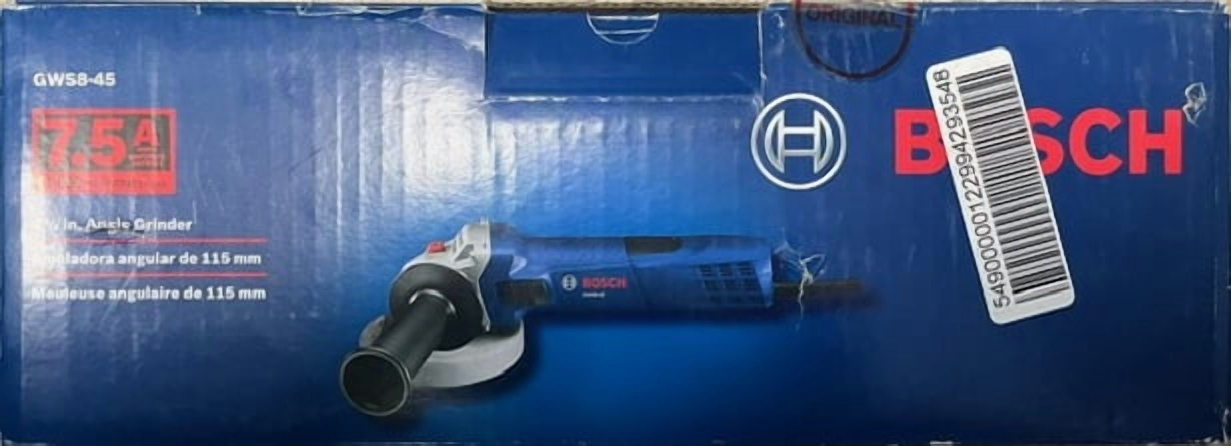 BOSCH 4-1/2 Inch Angle Grinder GWS8-45