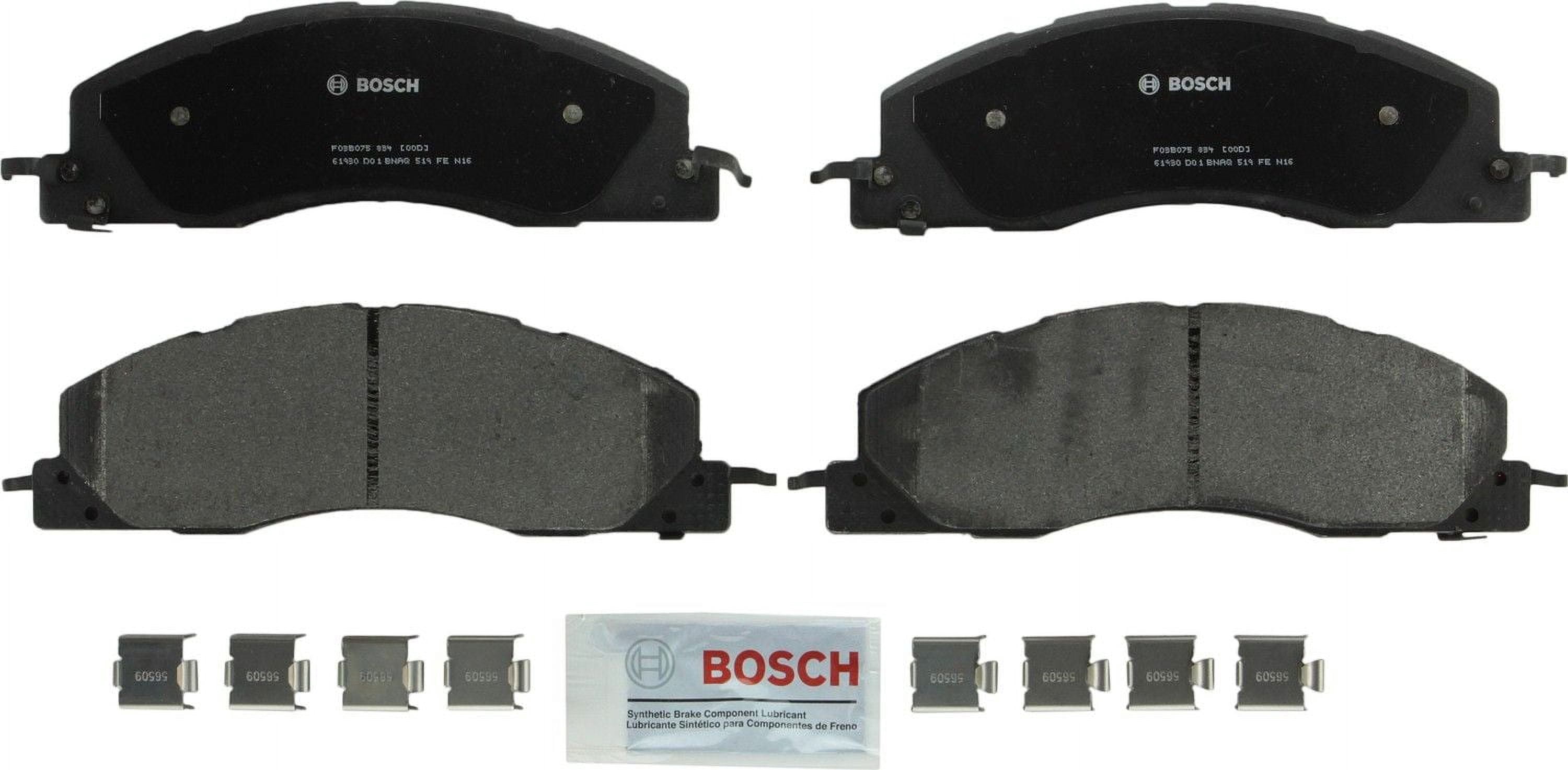 BOSCH BP1399 QuietCast Premium Semi-Metallic Disc Brake Pad Set - Compatible With Select Dodge Ram 2500 Ram 3500; Ram 2500 3500; FRONT