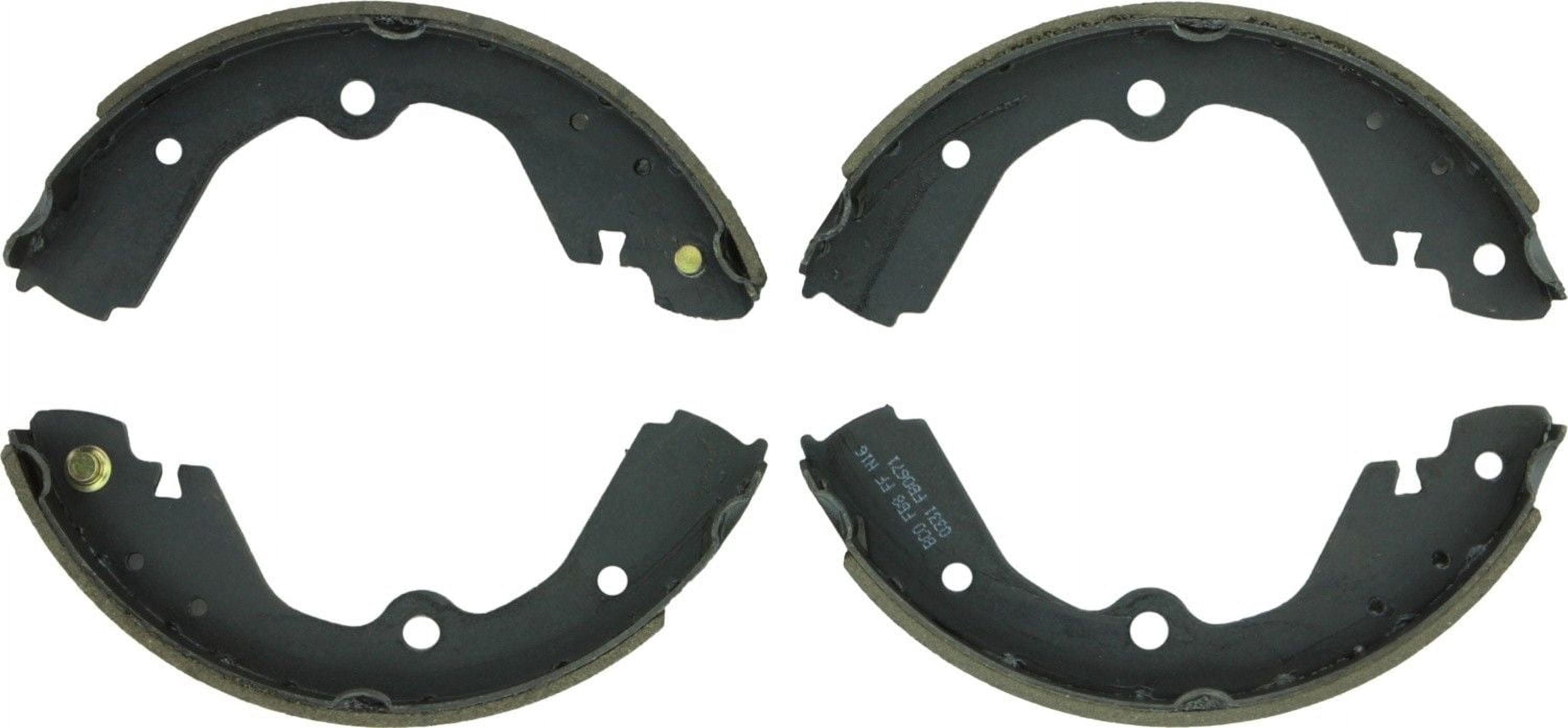 BOSCH BS671 Blue Drum Brake Shoe Set - Compatible With Select Nissan Altima Altra EV; REAR