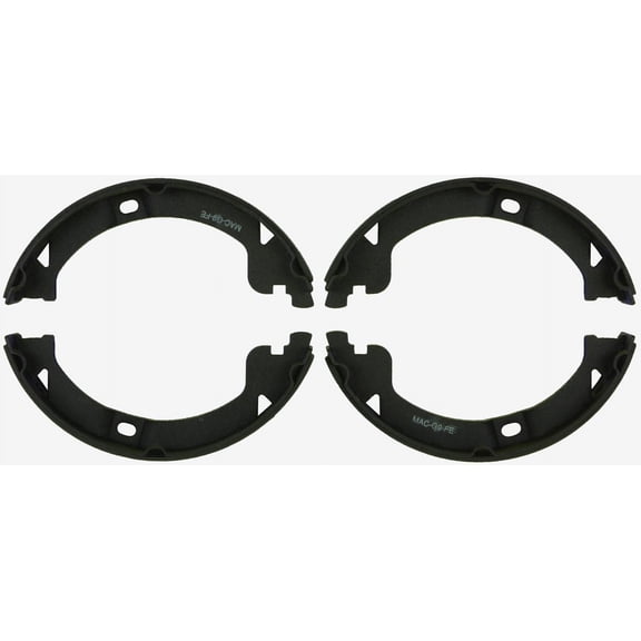 Bosch BS812 Blue Parking Brake Shoe Set - Compatible with Select Chrysler Town & Country Voyager; Dodge Caravan Grand Caravan
