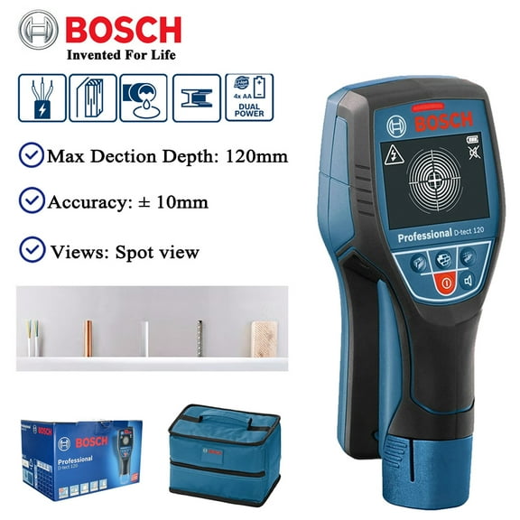 BOSCH D-TECT 120 Professional Waterproof Digital Metal Detector Underground Wall Scanner High Quality Stud Finder tools