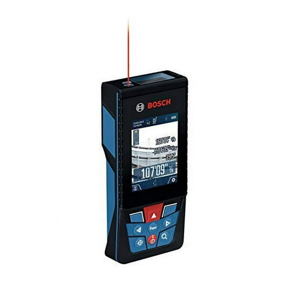 BOSCH GLM400C Blaze Outdoor 400 ft Bluetooth Connected Laser Measure with Camera and AA Batteries