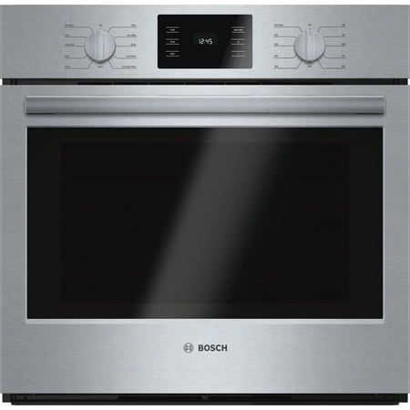 Bosch - 500 Series 30" Built-In Single Electric Convection Wall Oven - Stainless Steel