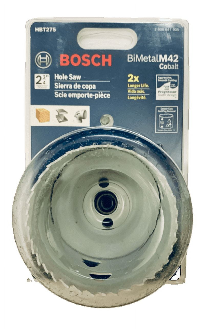 BOSCH HBT275 2-3/4 in. Bi-Metal T-Slot Hole Saw