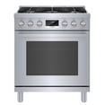 thumbnail image 1 of BOSCH 800 Series Gas Freestanding Range 30'' Stainless Steel HGS8055UC HGS8055UC, 1 of 7