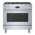 thumbnail image 1 of BOSCH HGS8655UC  36" AND LARGER FREE STANDING GAS RANGE Stainless Steel, 1 of 7