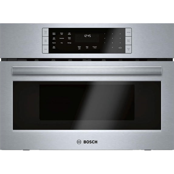 HMC87152UC Bosch 800 Series 27 Speed Oven SpeedChef Convection Cooking Stainless Steel Interior and UL Certified in Stainless Steel