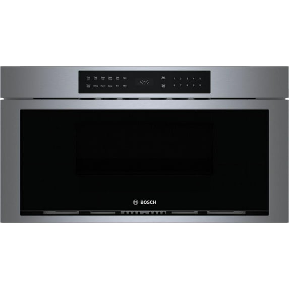 Bosch HMD8053UC 800 Series 30 in. 1.2 cu. ft. Built-In Drawer Microwave in Stainless Steel with Sensor Cooking