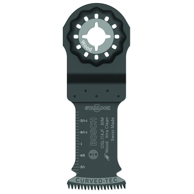 BOSCH OSL114JF Starlock Oscillating Multi Tool Bi-Metal Extra Clean ...