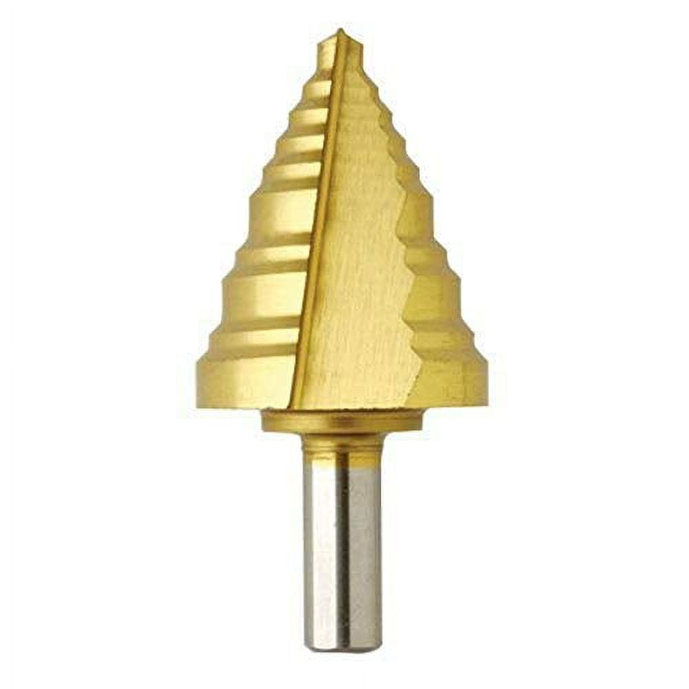 BOSCH SDT10 1/4 In. to 1-3/8 In. Titanium-Coated Step Drill Bit