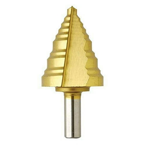 BOSCH SDT10 1/4 In. to 1-3/8 In. Titanium-Coated Step Drill Bit