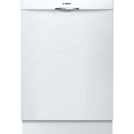 Bosch - 300 Series 24" Top Control Smart Built-In Stainless Steel Tub Dishwasher with 3rd Rack, 46 dBA - White