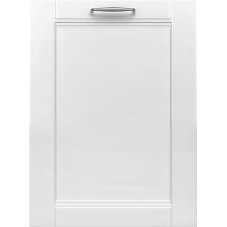 Bosch - 300 Series 24" Top Control Smart Built-In Stainless Steel Tub Dishwasher with 3rd Rack and RackMatic, 46 dBA - Custom Panel Ready
