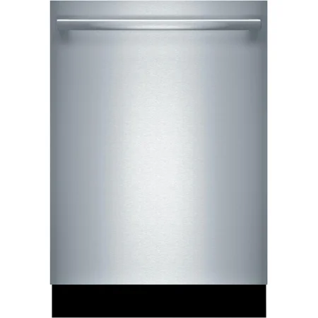 Bosch - 800 Series 24” Top Control Smart Built-In Stainless Steel Tub Dishwasher with Flexible 3rd Rack - Stainless Steel