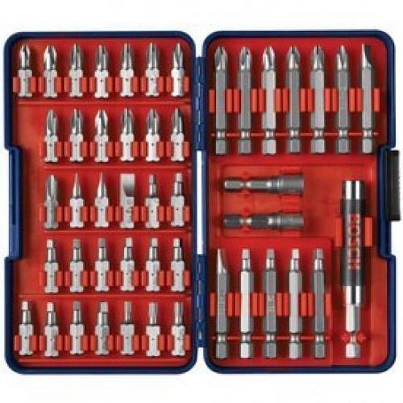BOSCH T4047L 47-Piece High-Carbon Steel Hex Shank Screwdriver Bit Assorted Set