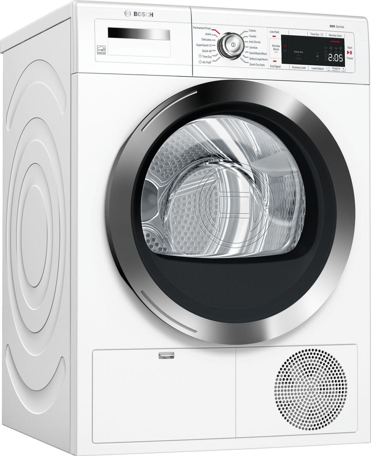 Bosch Wtg865h4uc 800 Series 24" Wide 4.0 Cu. Ft. Energy Star Certified Electric Dryer - - image 1 of 5