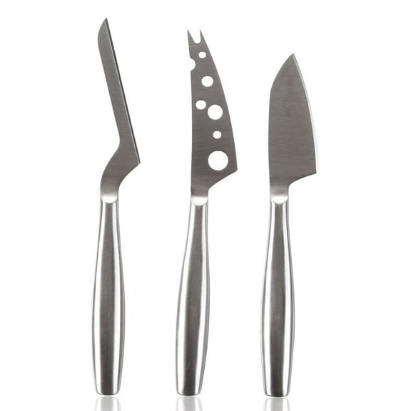 BOSKA 3pc Set Copenhagen, Stainless Steel, Explore Collection Cheese Knife