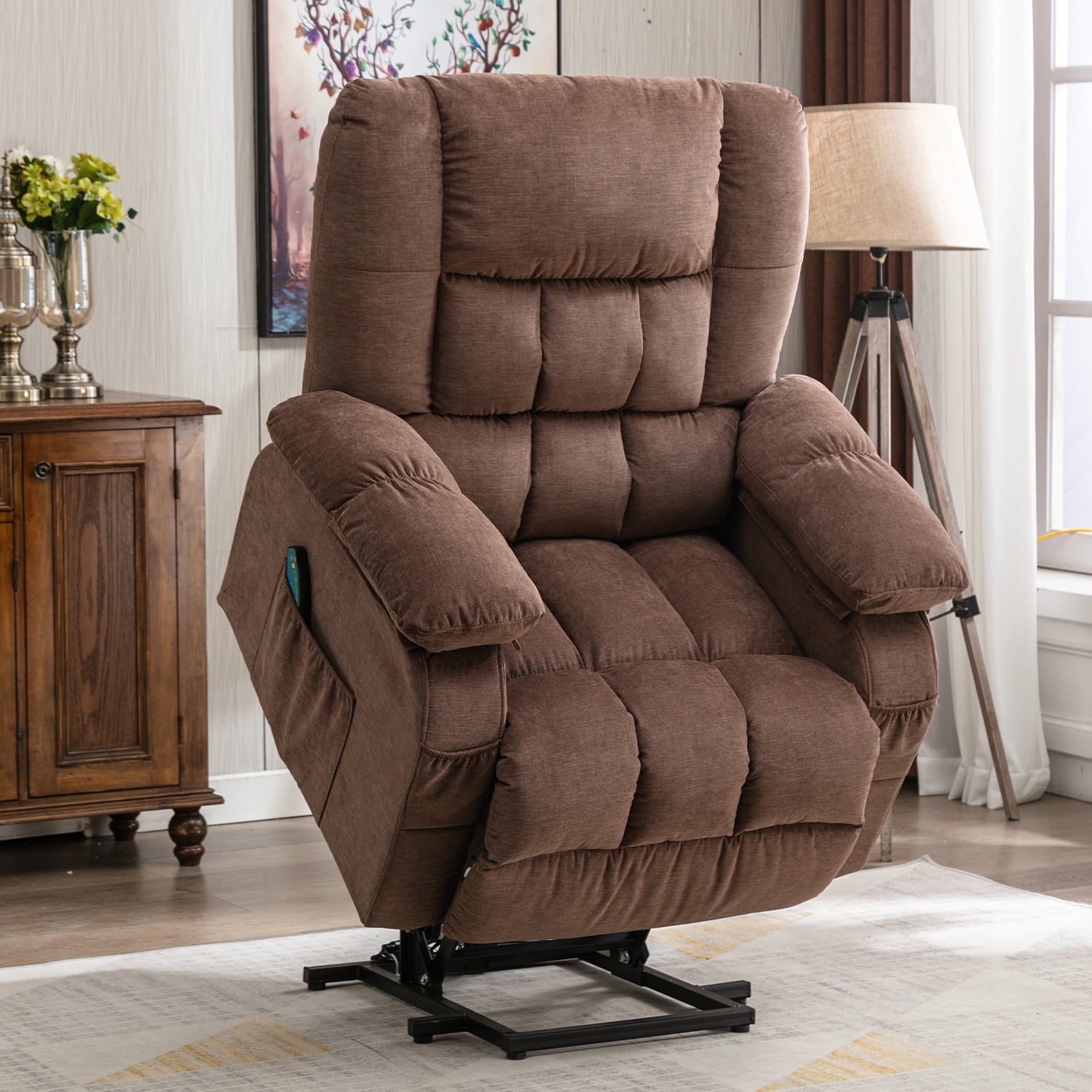 BOSMILLER Power Lift Recliner Chair Recliners for Elderly with Heat and