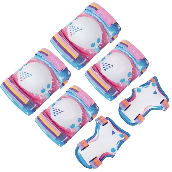 BOSONER Kids/Youth Knee Pad Elbow Pads for Roller Skates Cycling BMX Bike Skateboard Inline Rollerblading, Skating Skatings Scooter Riding Sports