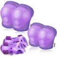 thumbnail image 1 of BOSONER Basic Kids Protective Gear: Kids Knee Pads and Elbow Pads with Wrist Guards Set for 3-15 Years - Design for Roller Skates, Cycling, BMX Bike, Skateboard, Inline Skating, Scooter Riding Sports, 1 of 8