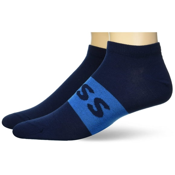 BOSS 2-Pack Solid Cotton Ankle Socks