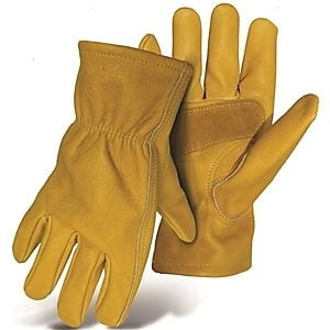 Boss 6039X Driver Gloves With Palm Patch, X-Large, Grain Leather, Tan, Unlined Lining