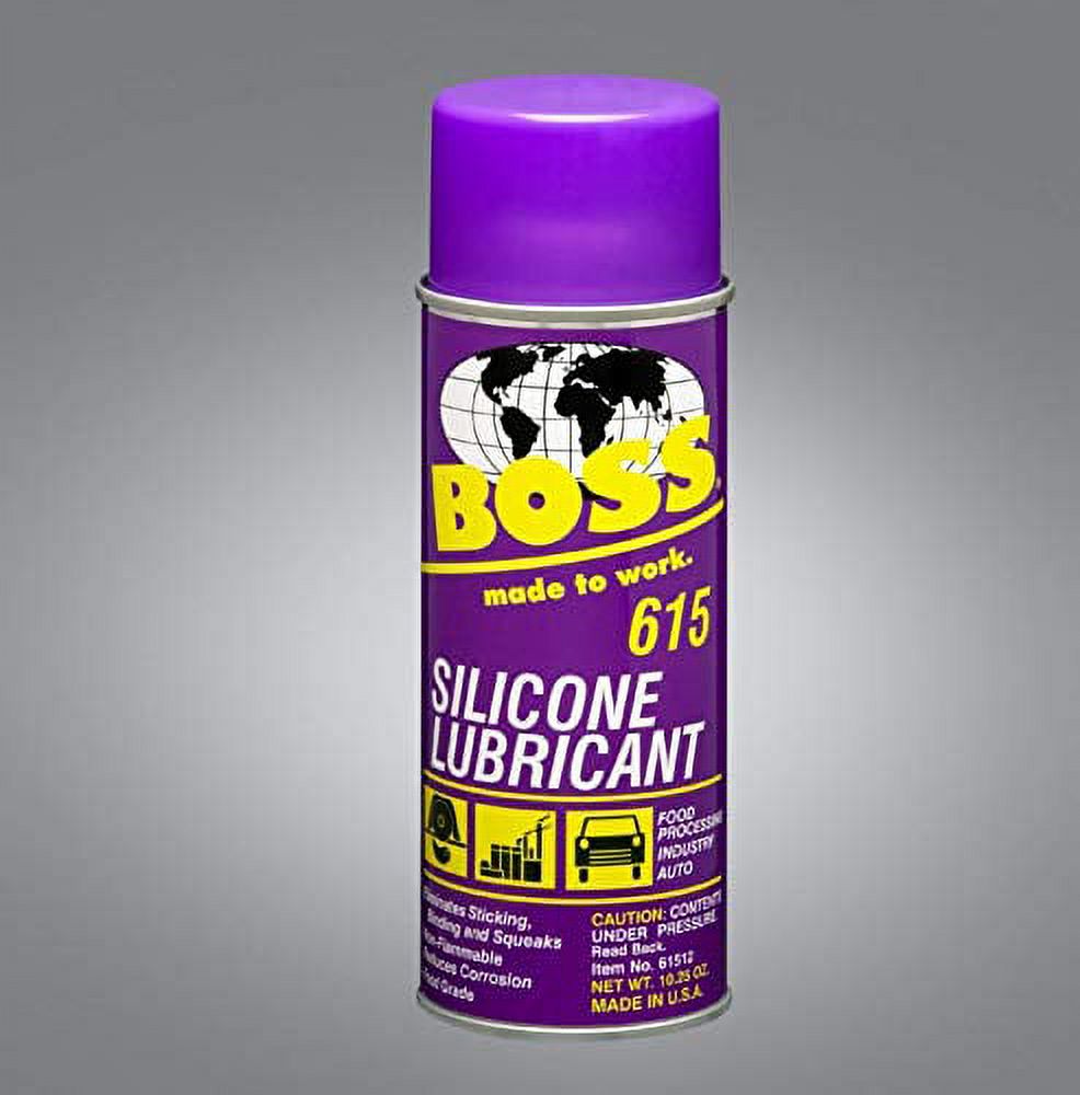 BOSS 615 Silicone Dry Film Lubricant Aerosol Spray Can 10oz USDA FDA
