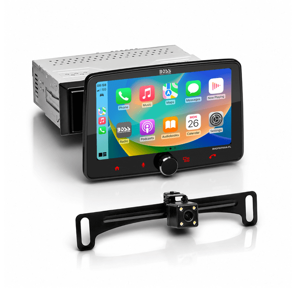 BOSS 7-Inch Floating Car Stereo with Camera