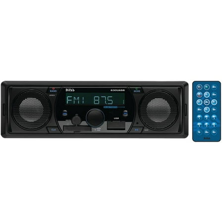 New Boss 630UASB In Dash MP3/USB SD AUX ATV/UTV Receiver Stereo Audio Bluetooth