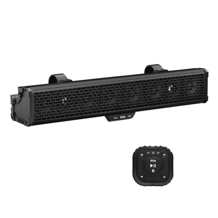 BOSS Audio Systems BRRC27 27” ATV UTV Amplified Sound Bar, 3” Speakers Bluetooth
