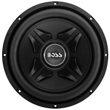 8 Inches Slim Waterproof Subwoofer - 300 Watts At Dual 4-Ohms Car Audio Powered Subwoofer With Multi-Color RGB Lights And Remote Control - PP Cone With Rubber Edge, PLRGSW84BK (Black