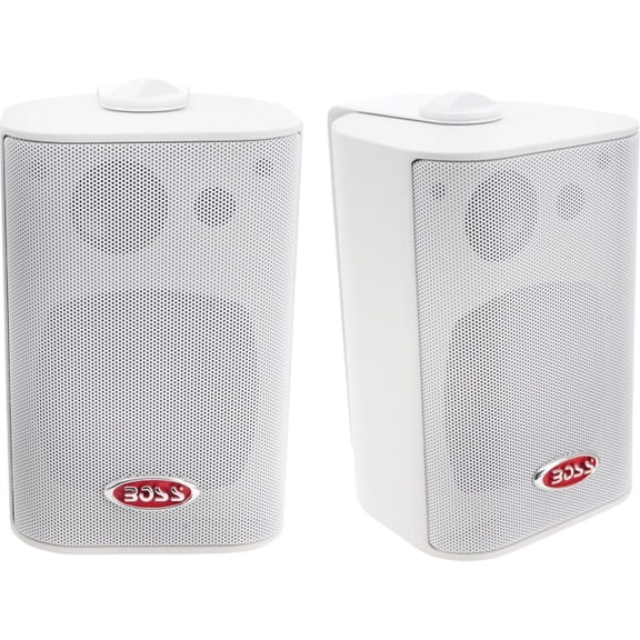 Boss Audio MR4.3W Marine 4" 3-way 200-Watt Enclosed System Speakers