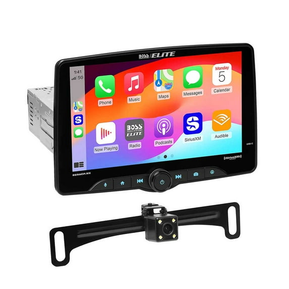 BOSS Audio 9" Digital Multimedia Receiver Apple Carplay and Android Auto w/ Backup Camera BE9ACP.WXC