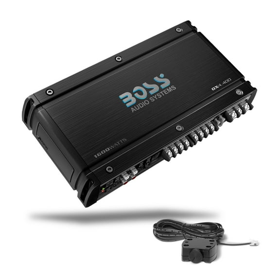 BOSS Audio OX4.400 4 Channel Car Amplifier, 1600 Watts, MOSFET Power, Bridgeable