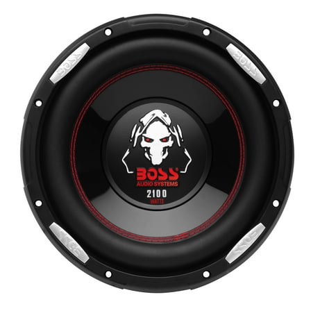 BOSS Audio Phantom 10" 2100W DVC 4-Ohm Deep Bass Car Subwoofer | P106DVC