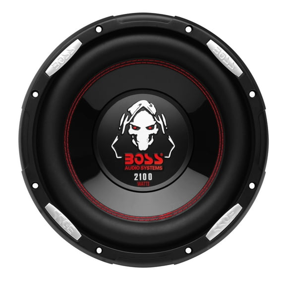 BOSS Audio Phantom 10" 2100W DVC 4-Ohm Deep Bass Car Subwoofer | P106DVC