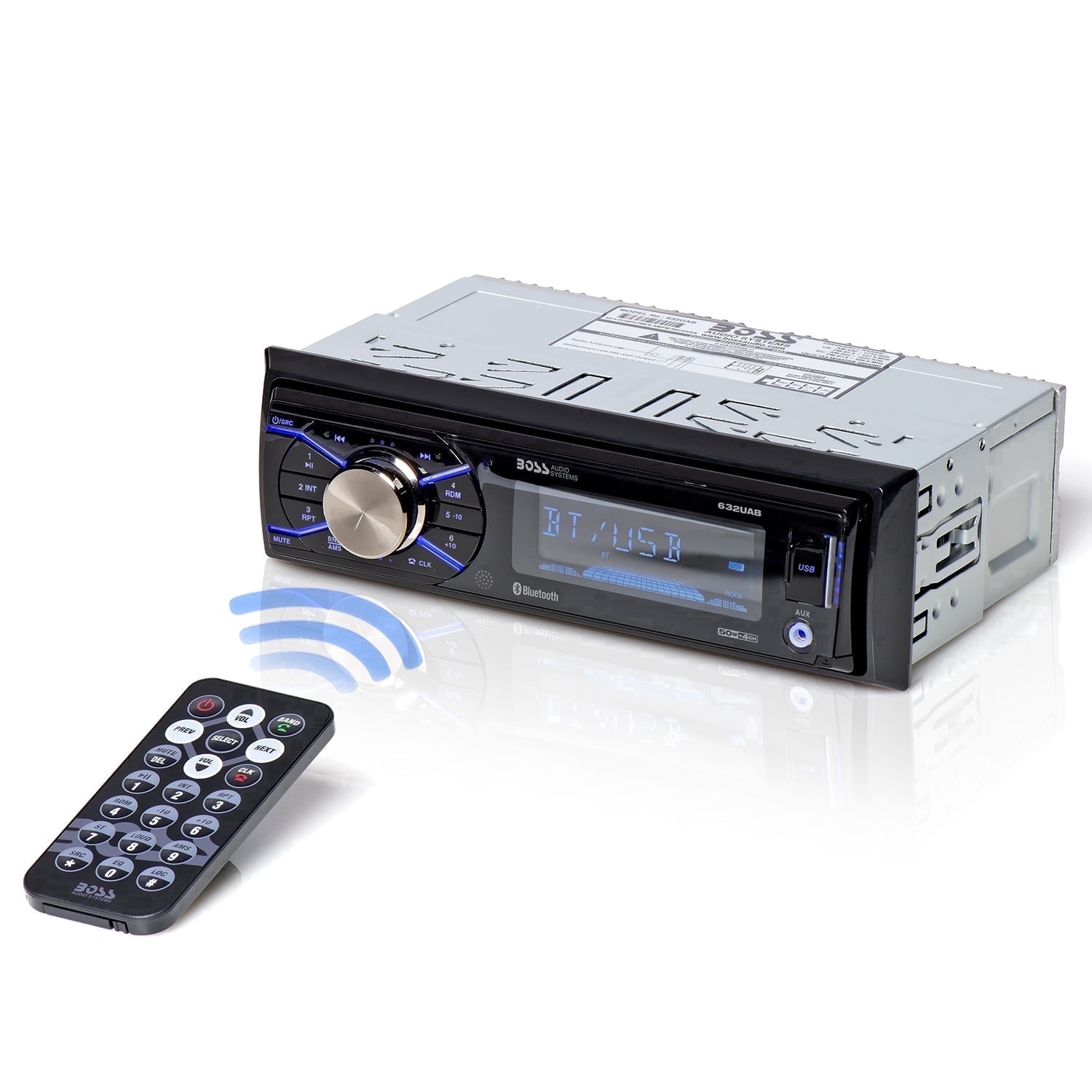 Free Shipping! Boss Audio Systems 632UAB Single Din Bluetooth Car