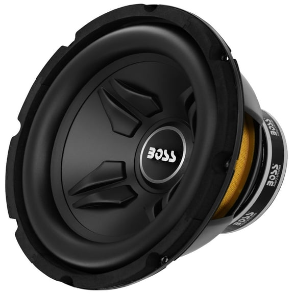 BOSS Audio Systems 800 Watts Max, Single 4 Ohm Voice Coil 10" Car Subwoofers, Black
