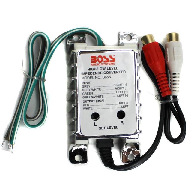 BOSS Audio Systems B65N Car Audio System High Level RCA Converter