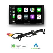 BOSS Audio Systems BCP62-RC Double DIN Car Stereo Apple Carplay, 6.2" Touchscreen Bluetooth Radio